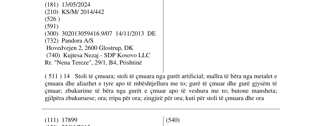 Zëri i markës ALE në buletin
