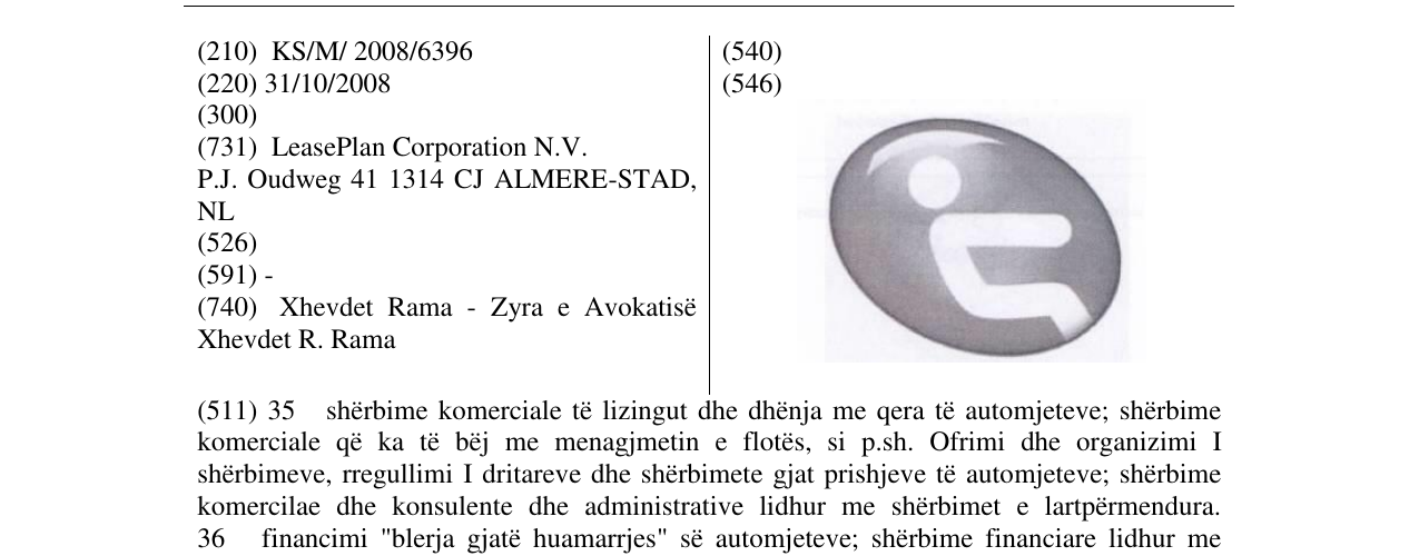 Zëri i markës Markë figurative në buletin