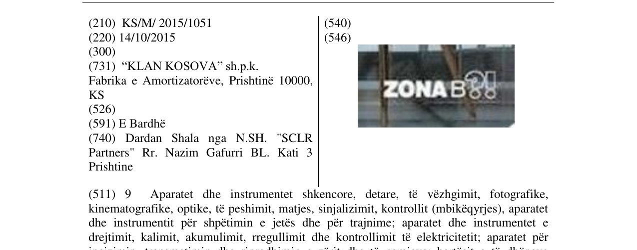 Zëri i markës ZONA B?! në buletin