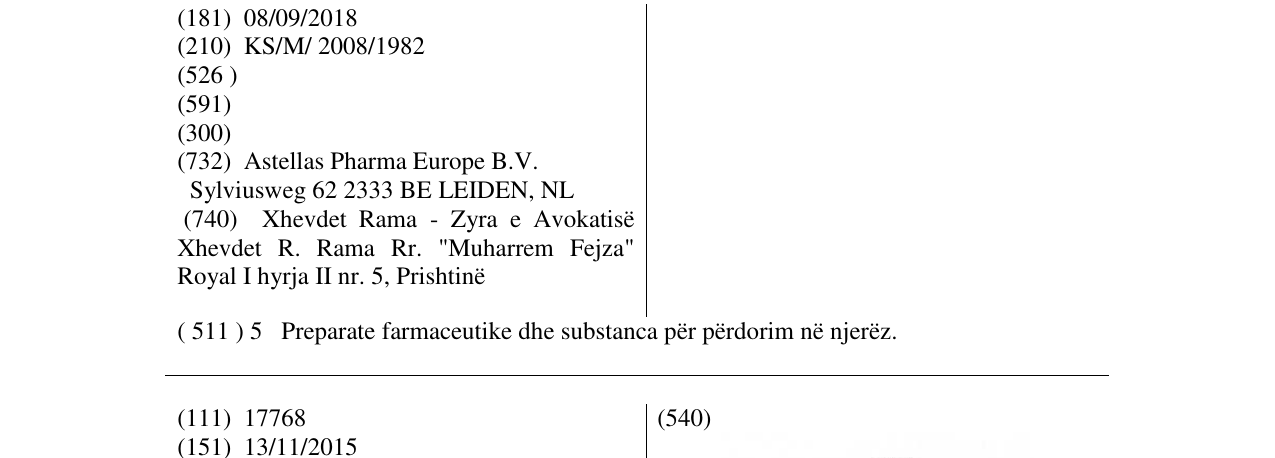 Zëri i markës LOCOID në buletin