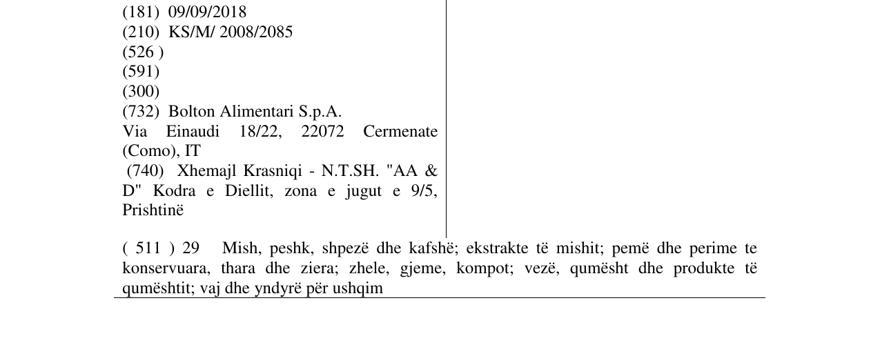 Zëri i markës RIO në buletin