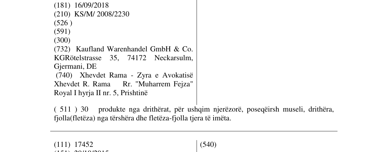 Zëri i markës HONEY BLOBS në buletin