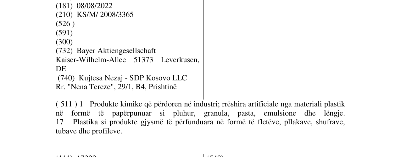 Zëri i markës LEVBLEND në buletin