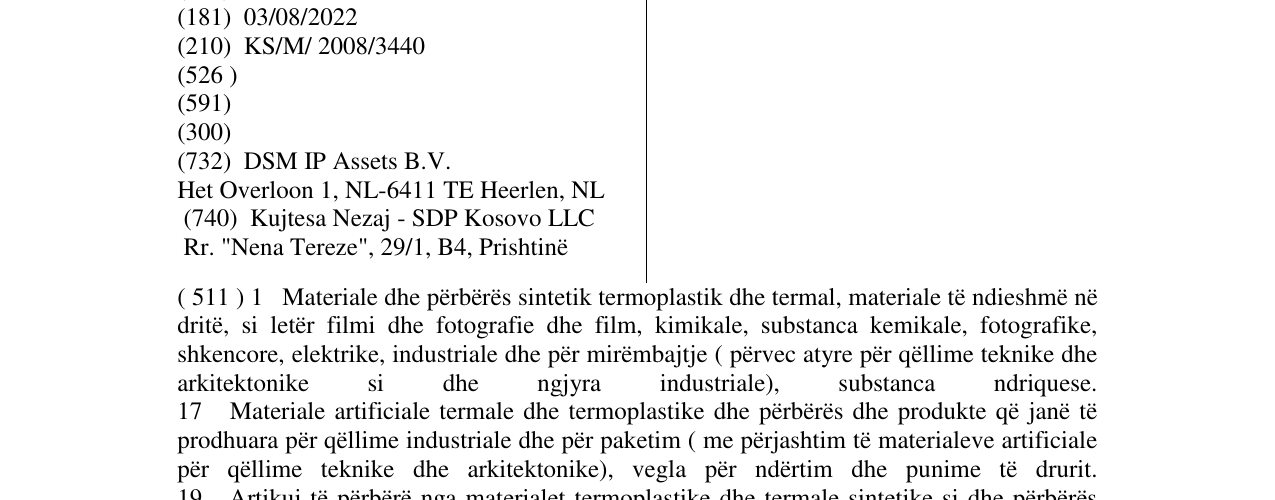 Zëri i markës ARNITE në buletin