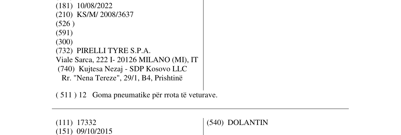 Zëri i markës PZERO në buletin