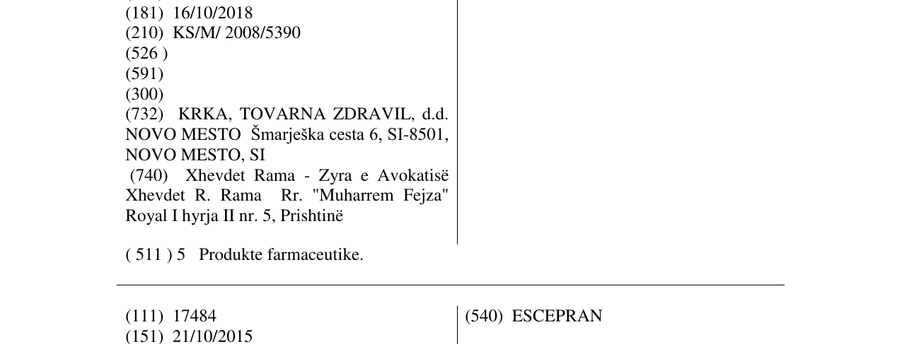 Zëri i markës RAWEL në buletin