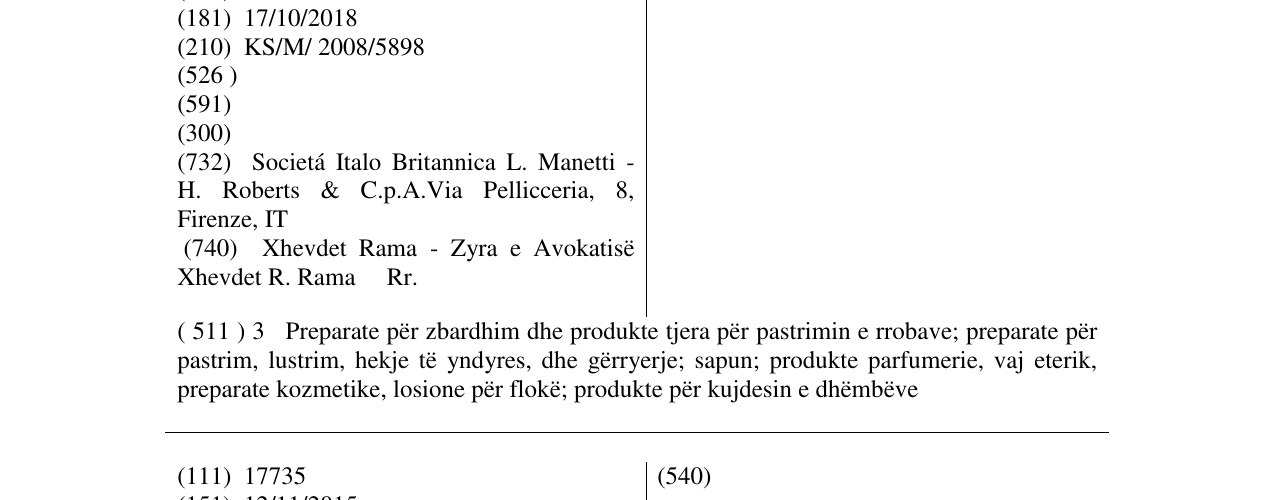 Zëri i markës BIOSCULPT-COMPLEX në buletin