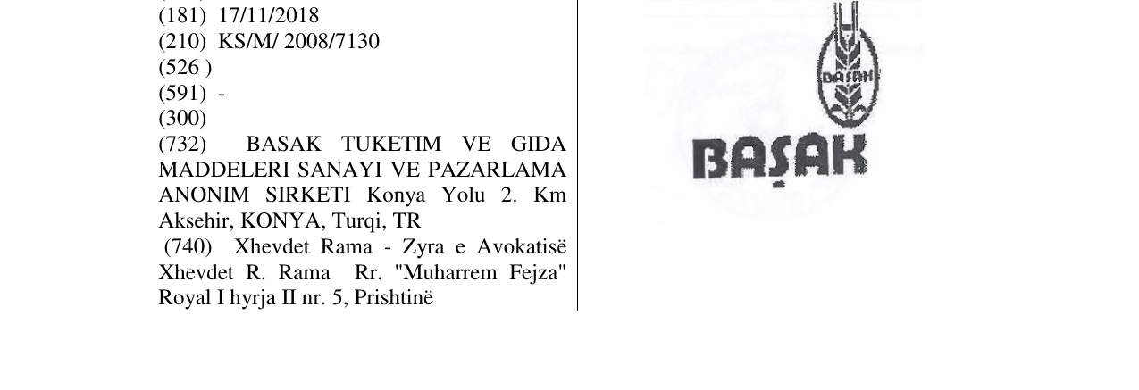 Zëri i markës Markë figurative në buletin