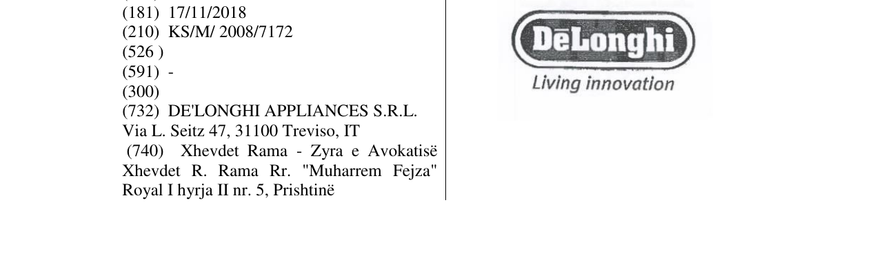 Zëri i markës Markë figurative në buletin