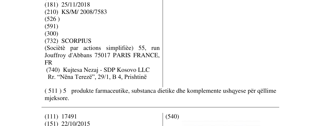 Zëri i markës PROBIOLOG në buletin
