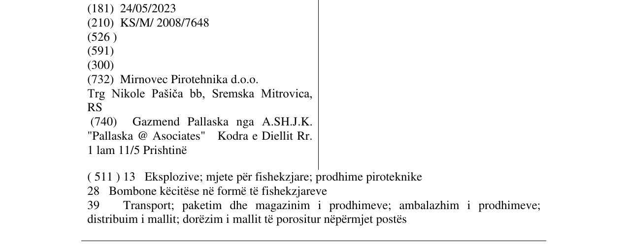 Zëri i markës BIG BANG në buletin