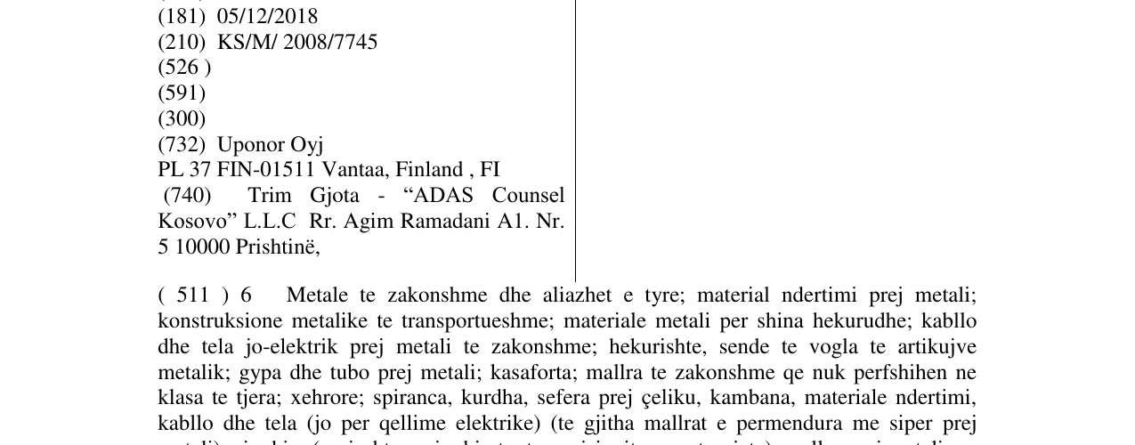 Zëri i markës UPONOR në buletin