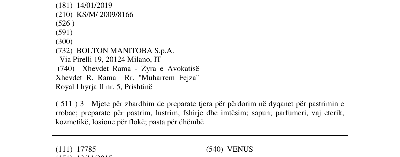 Zëri i markës SMAC në buletin