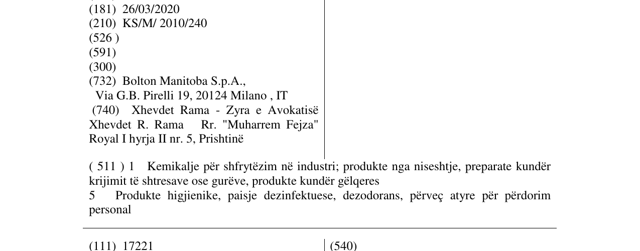 Zëri i markës MERITO në buletin