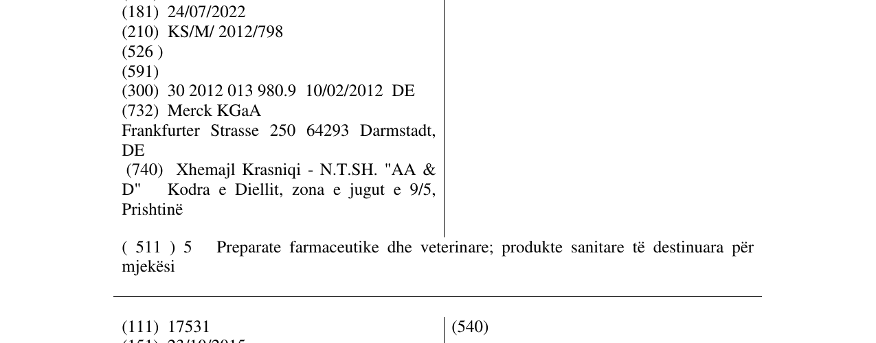 Zëri i markës STIMUVAM në buletin