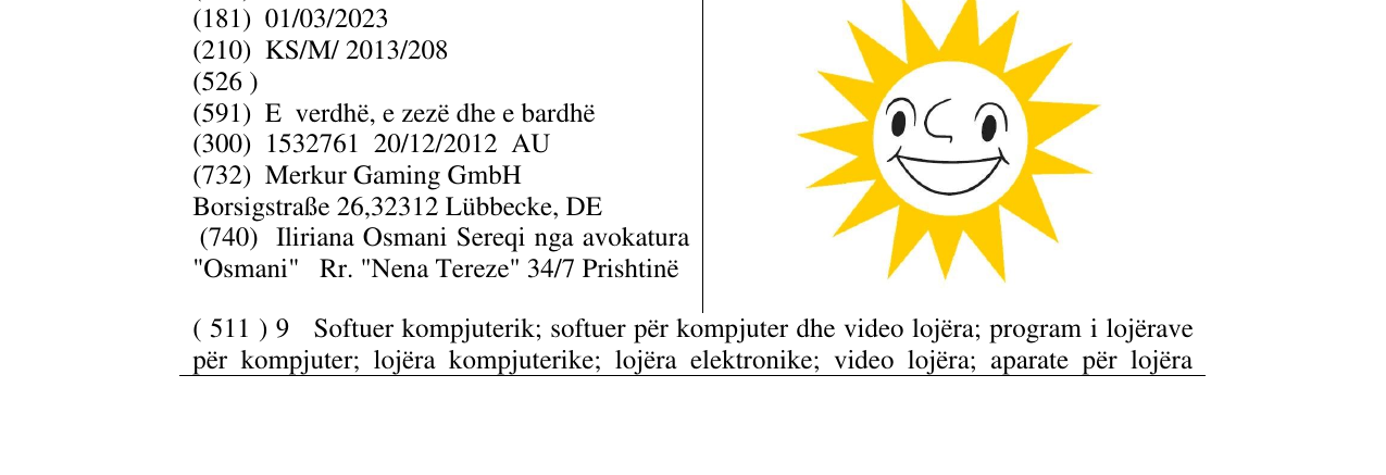 Zëri i markës Markë figurative në buletin