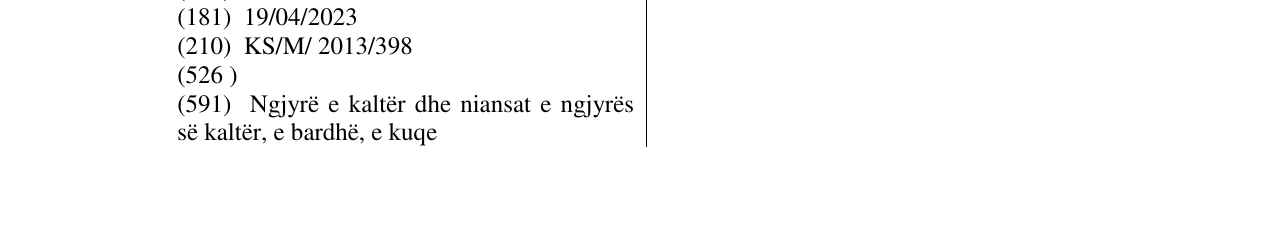 Zëri i markës Biljana në buletin