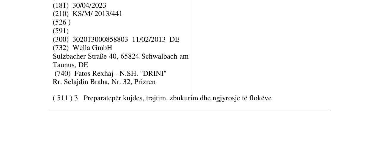 Zëri i markës KOLESTON PERFECT INNOSENSE në buletin