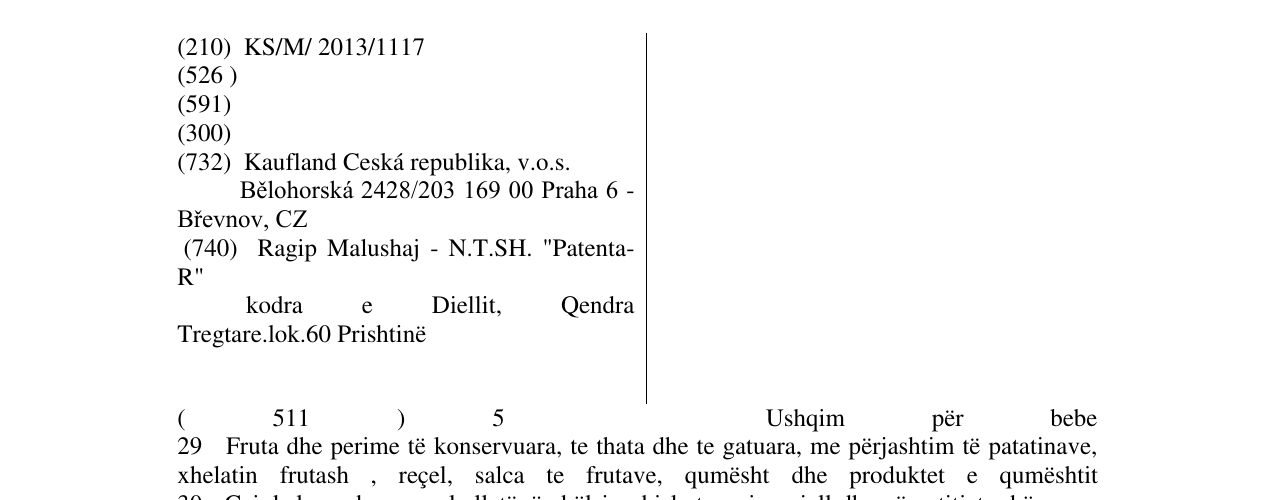 Zëri i markës KATY MIGNON në buletin