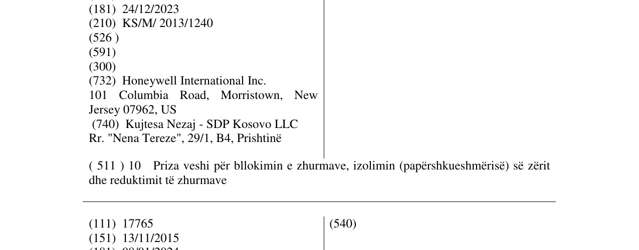 Zëri i markës HOWARD LEIGHT në buletin