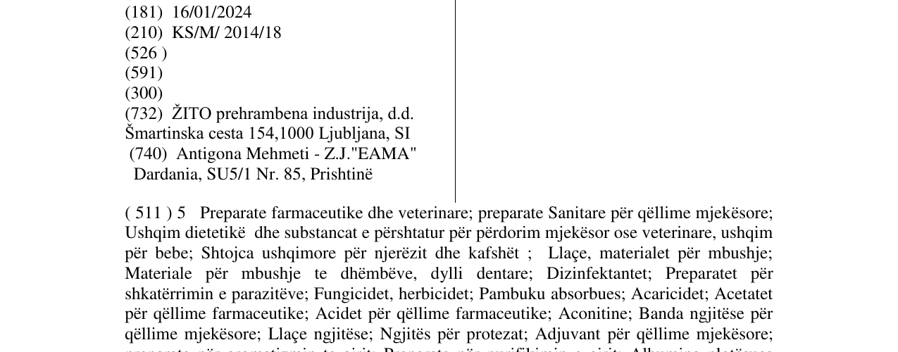 Zëri i markës ŠUMI në buletin