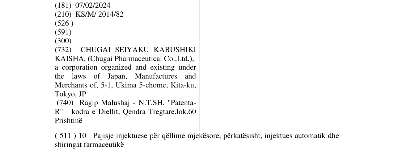 Zëri i markës ACTPEN në buletin