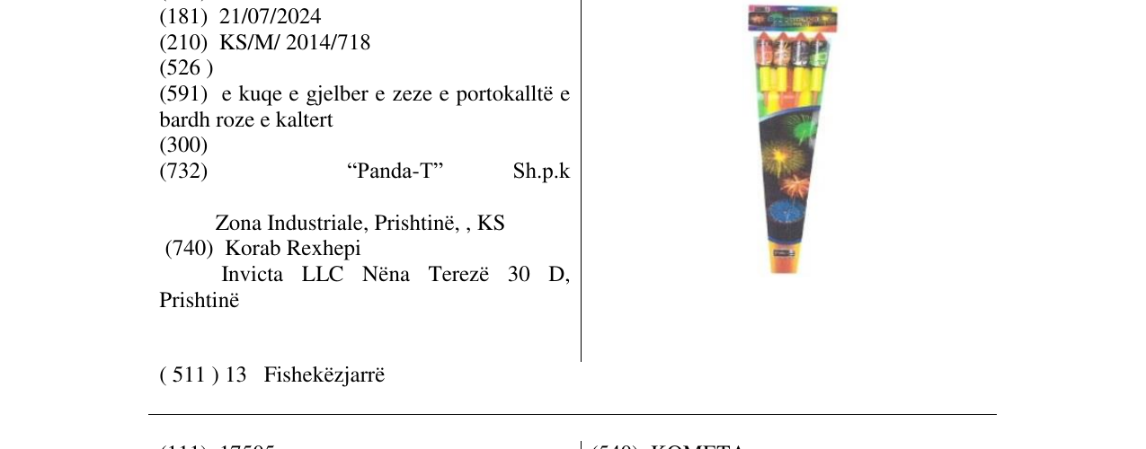 Zëri i markës ASSORTED ROCKEL në buletin