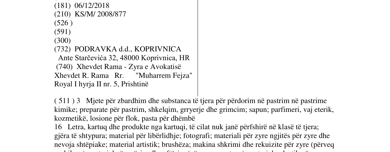 Zëri i markës LINO në buletin