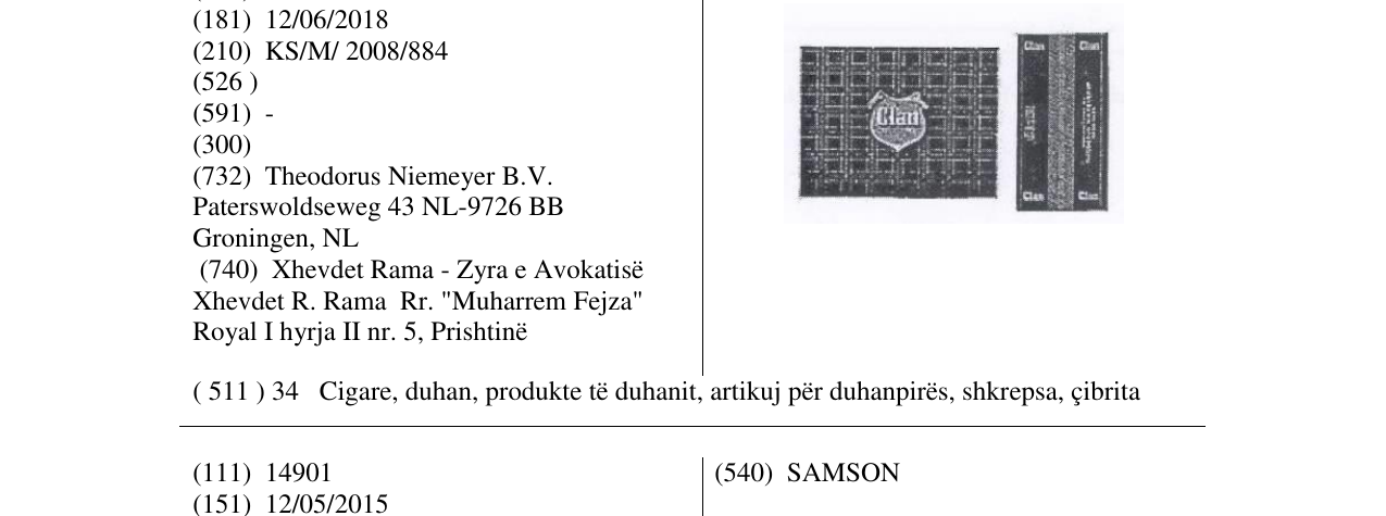 Zëri i markës CLAN në buletin