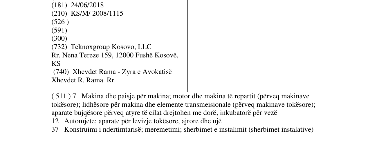 Zëri i markës Kostek në buletin