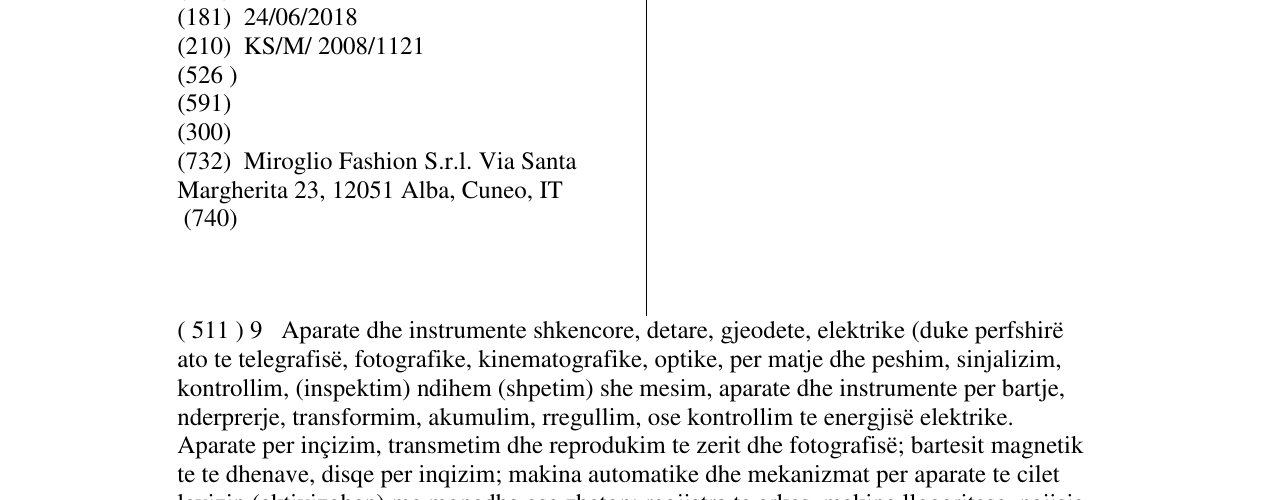 Zëri i markës OLTRE në buletin