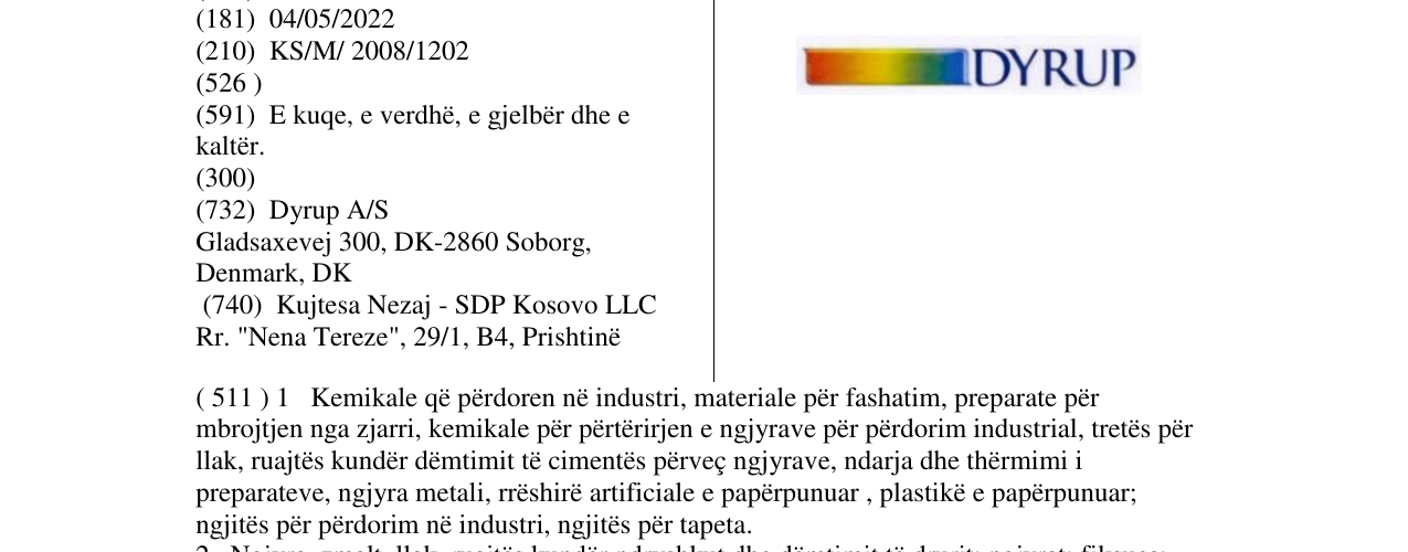 Zëri i markës . në buletin