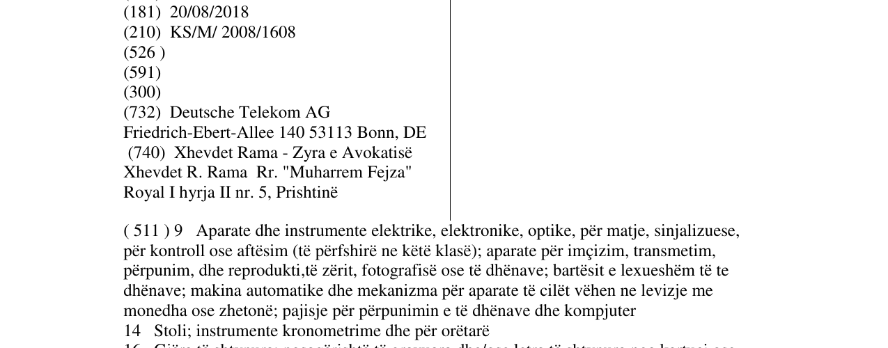 Zëri i markës Deutsche Telekom Group në buletin