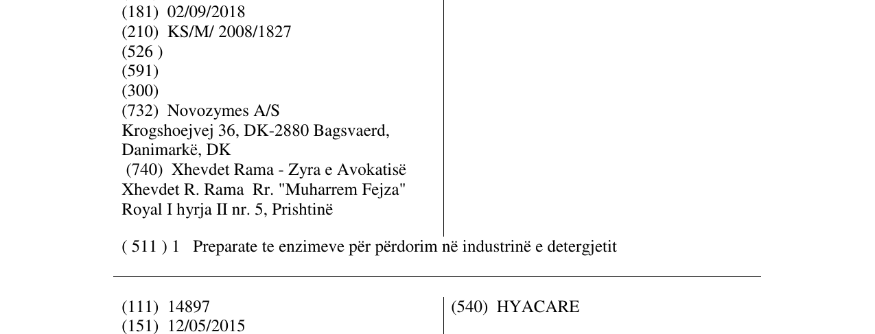 Zëri i markës LIPEX në buletin