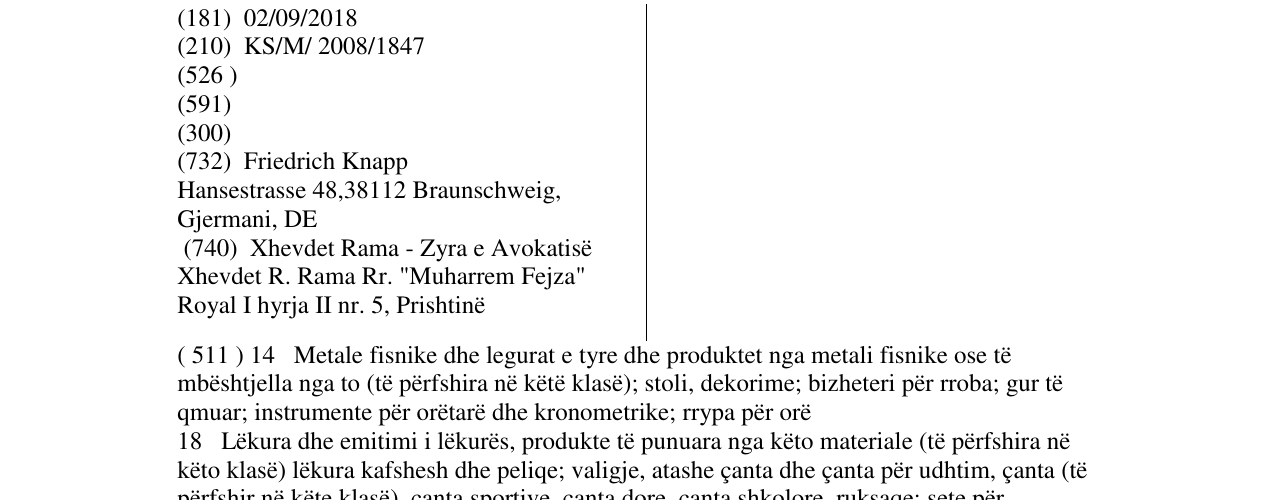 Zëri i markës SOYA në buletin