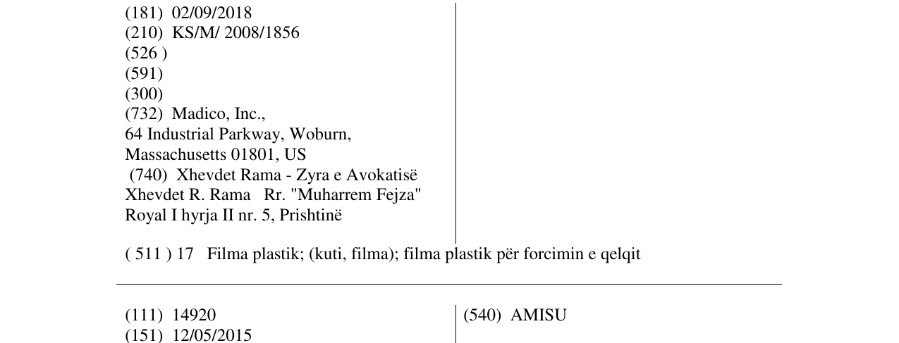 Zëri i markës GLASS-GARD në buletin