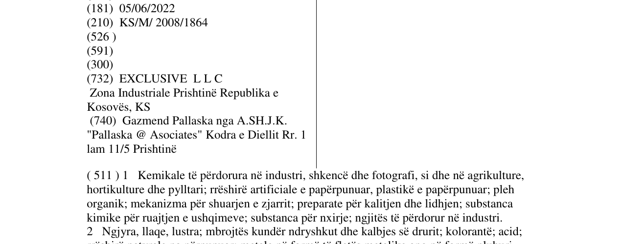Zëri i markës EXCLUSIVE në buletin