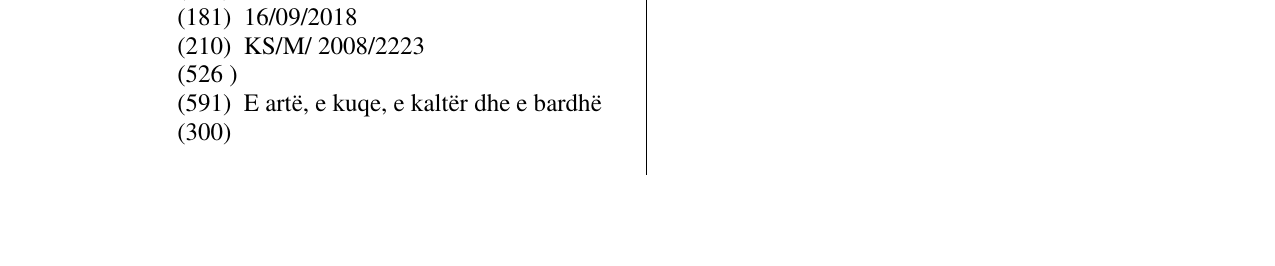 Zëri i markës il GOLFETTA and device në buletin