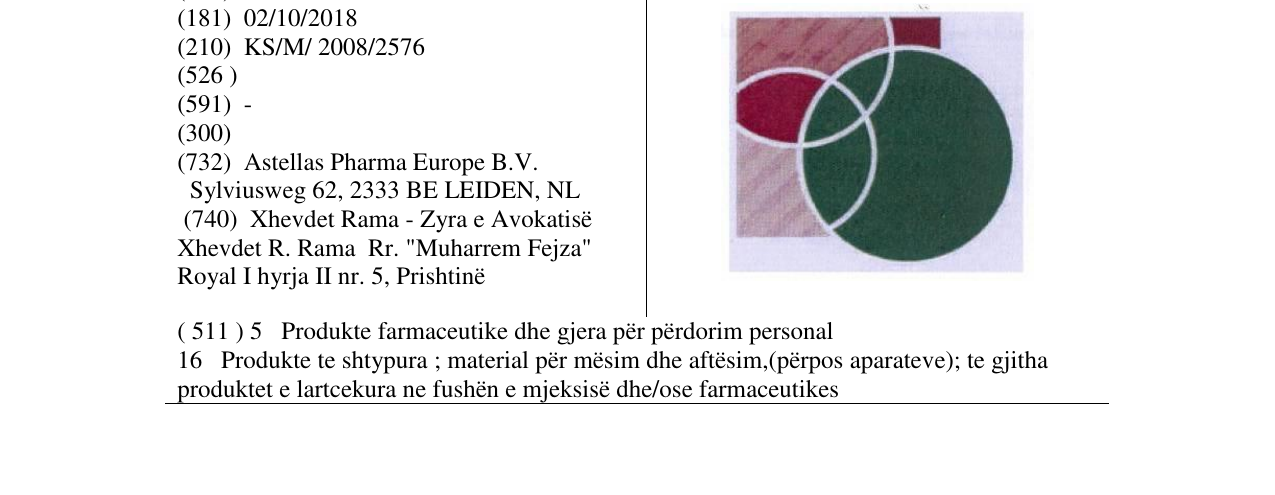 Zëri i markës Markë figurative në buletin