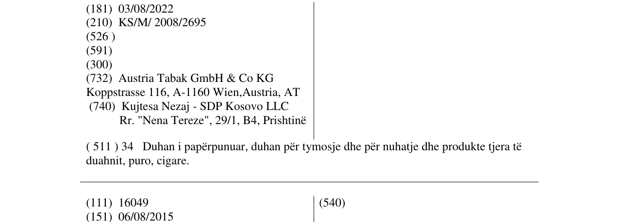 Zëri i markës FLIRT në buletin