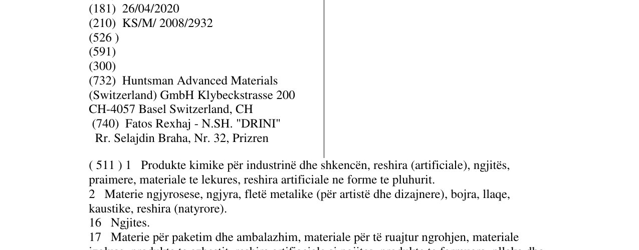 Zëri i markës ARALDIT në buletin