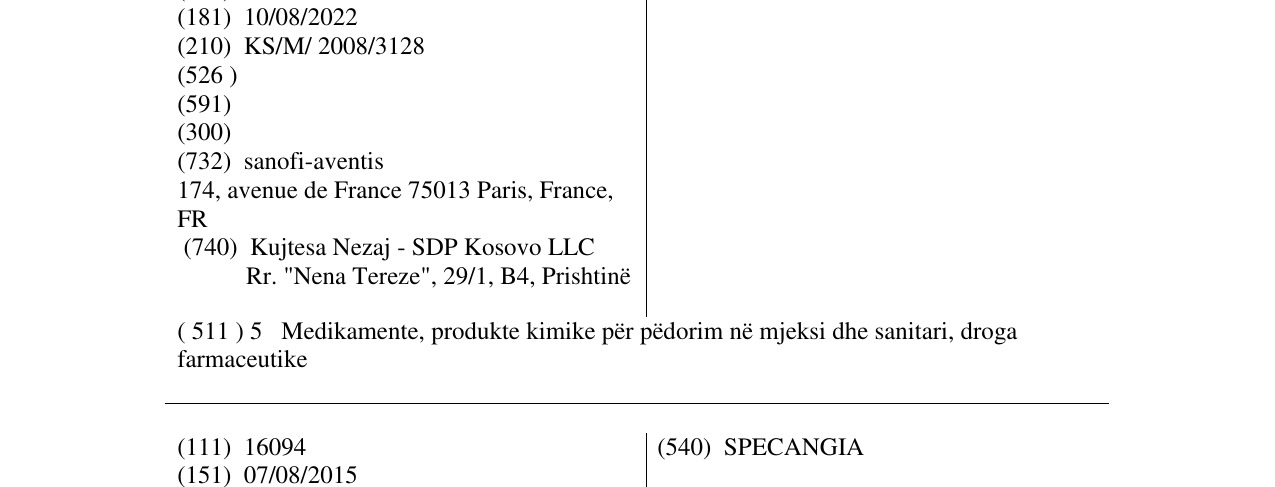 Zëri i markës MUNOBAL në buletin