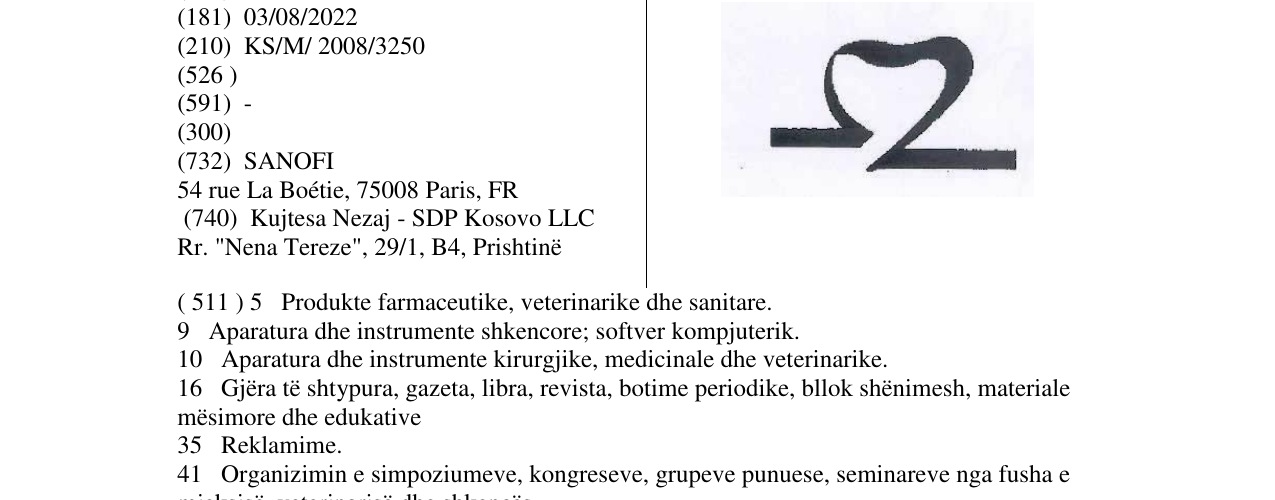 Zëri i markës Markë figurative në buletin
