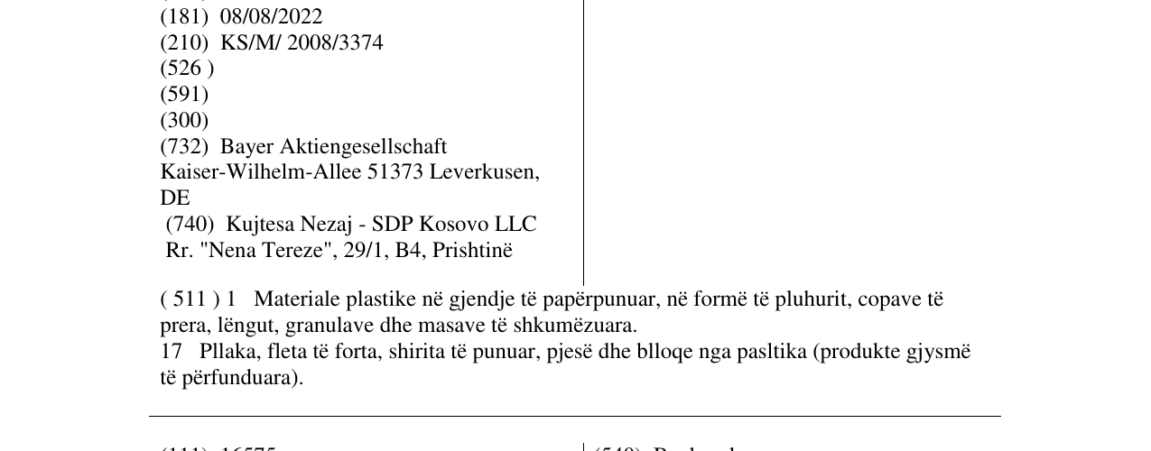 Zëri i markës Baytherm në buletin