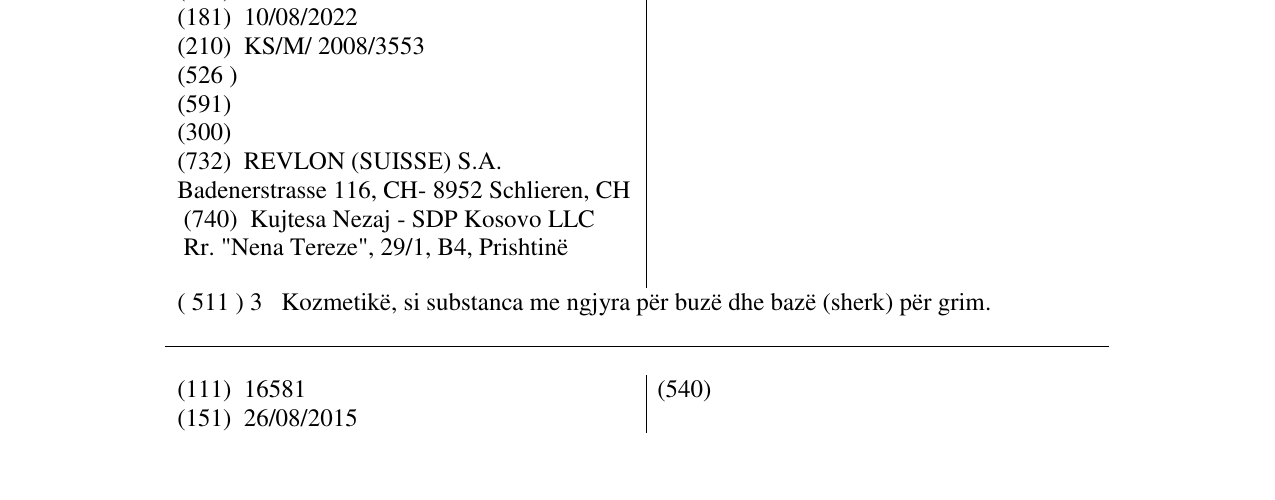 Zëri i markës SOFTFLEX në buletin
