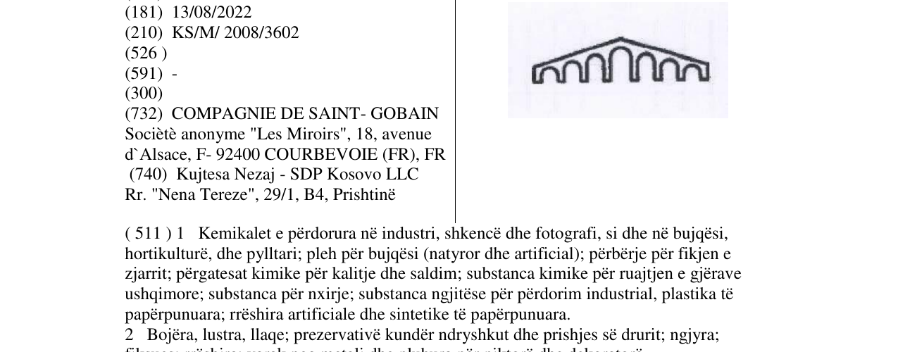Zëri i markës Markë figurative në buletin