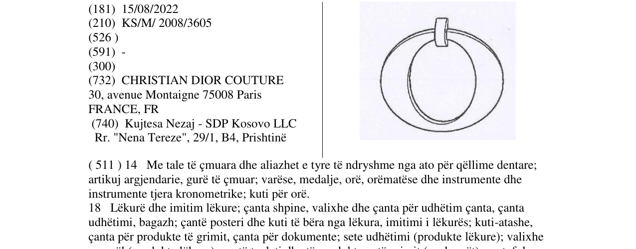 Zëri i markës Markë figurative në buletin