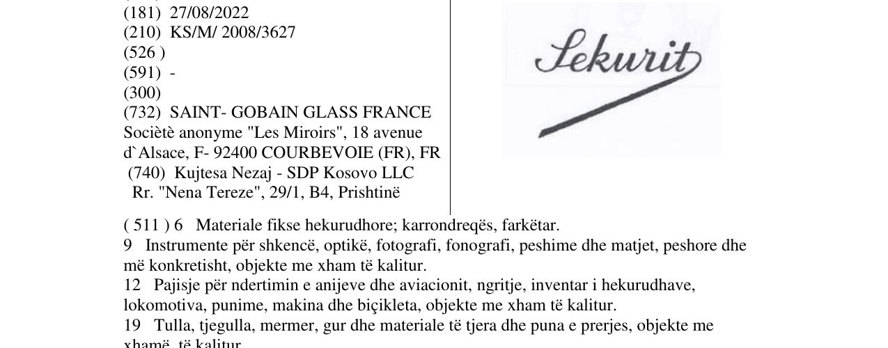 Zëri i markës Sekurit në buletin