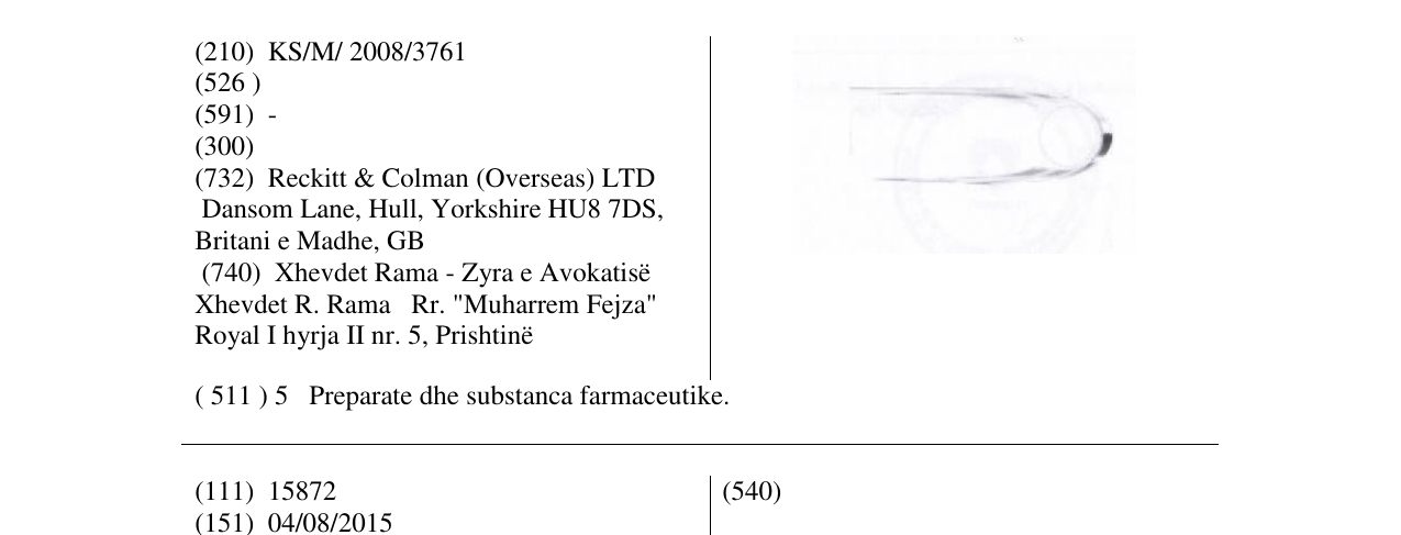 Zëri i markës Markë figurative në buletin