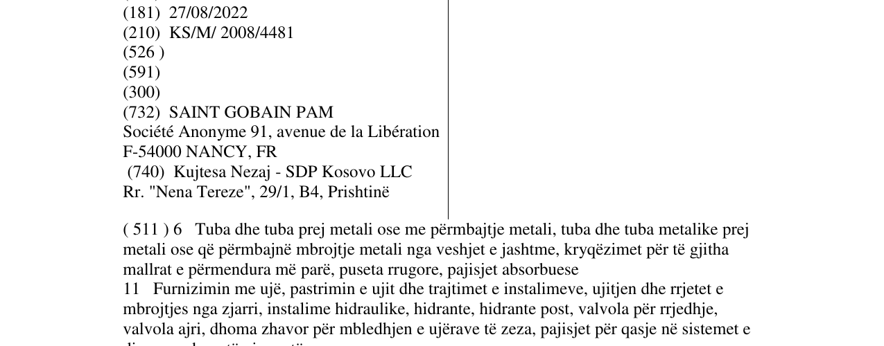 Zëri i markës INTEGRAL në buletin